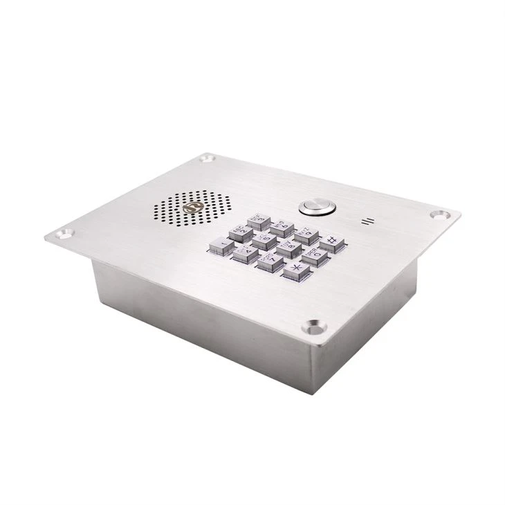 Flush mounting Clean Room Phone JR308-FK-IW