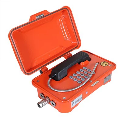 ATEX-vottaður sími fyrir sprengivörn með fullum lyklum fyrir aflandsvettvang